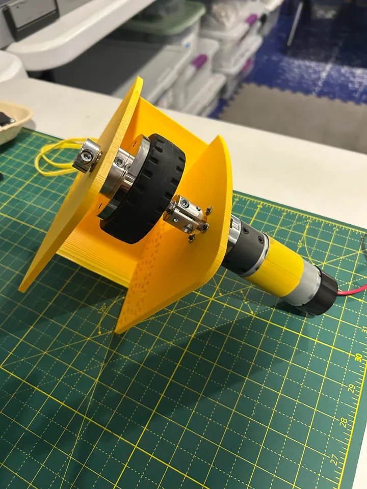 A Team shooter assembly during Robot in 24 Hours