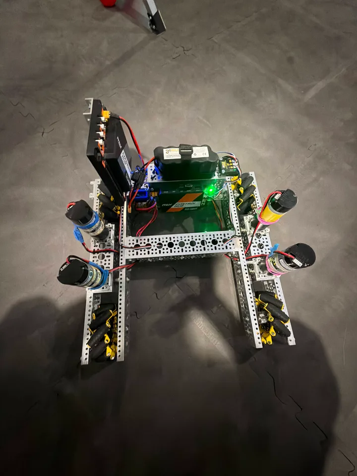 B Team robot build progress during Robot in 24 Hours