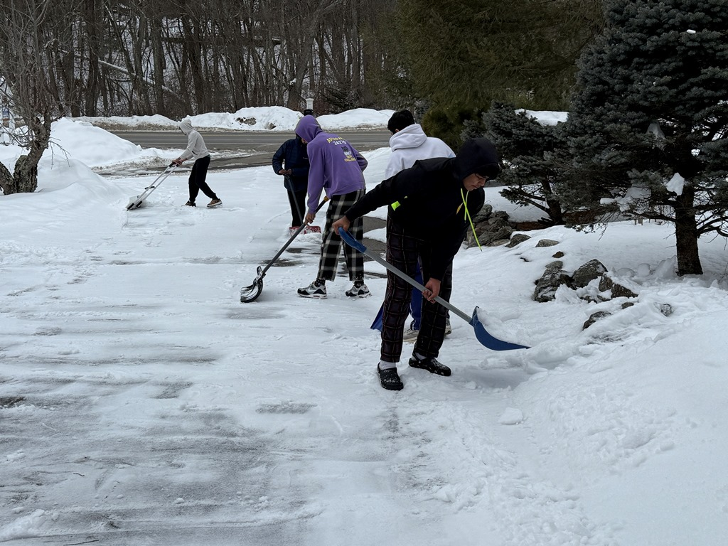 Snow Shoveling Photo